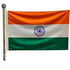 Indian National Flag - Outdoor Flag 6' X9'