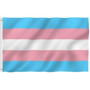 Transgender Flag - Pink Blue Rainbow Flags Polyester