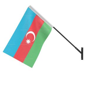 Azerbaijan National Flag - Wall Mounted

