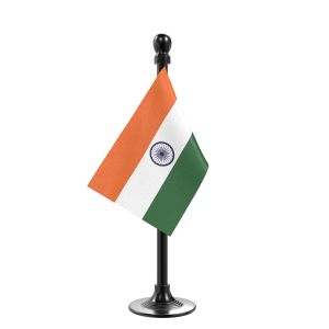 Indian Flag Stand For Car Dashboard – Single Plastic