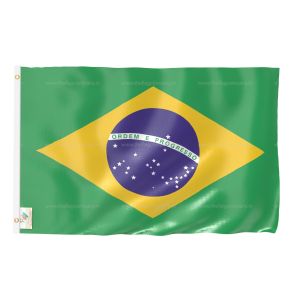 Brazil National Flag - Outdoor Flag 4' X 6'
