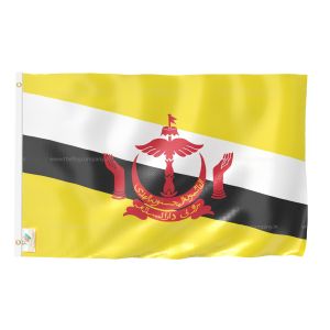 Brunei Darussalam National Flag - Outdoor Flag 2' X 3'