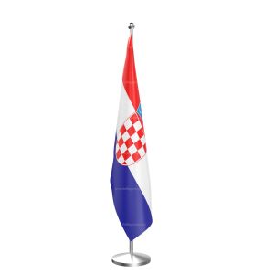 Croatia National Flag - Indoor Pole