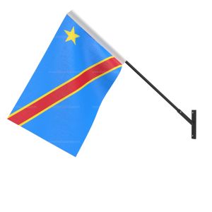 Democratic Republic of the Congo (Kinshasa)n National Flag - Wall Mounted