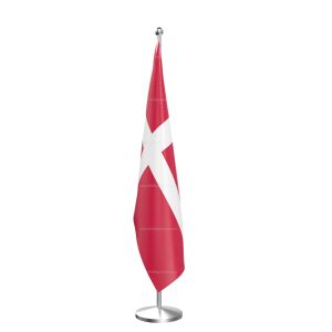 Denmark National Flag - Indoor Pole