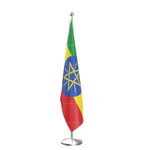 Ethiopia National Flag - Indoor Pole