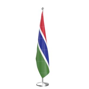 Gambia National Flag - Indoor Pole