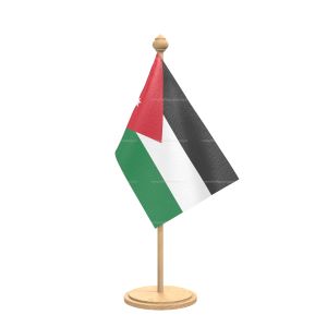 Jordan Table Flag With wooden Base And wooden pole