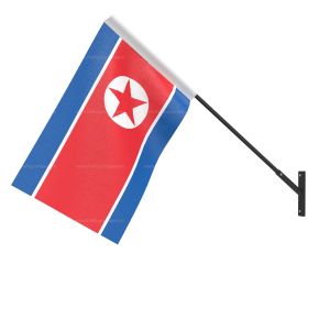 Korea, Democratic People's Rep. (North Korea) National Flag - Wall Mounted
