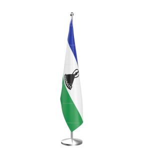 Lesothos National Flag - Indoor Pole