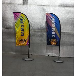 Promotional Fabric Standing Flag