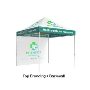 Pop up tent with Logo