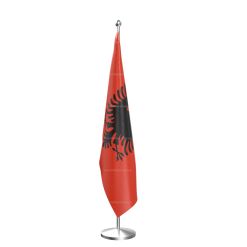 Albania National Flag - Indoor Pole