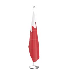Bahrain National Flag - Indoor Pole
