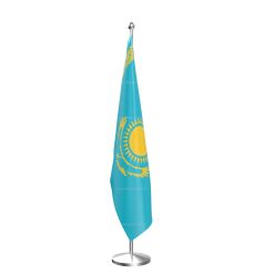 Kazakhstan National Flag - Indoor Pole
