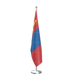 Mongolia National Flag - Indoor Pole