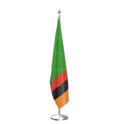 Zambia National Flag - Indoor Pole